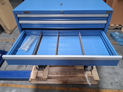 Lista Steel Tool Roller Cabinet 5 Drawers 40-1/4" Wide XSHS07500505MBB