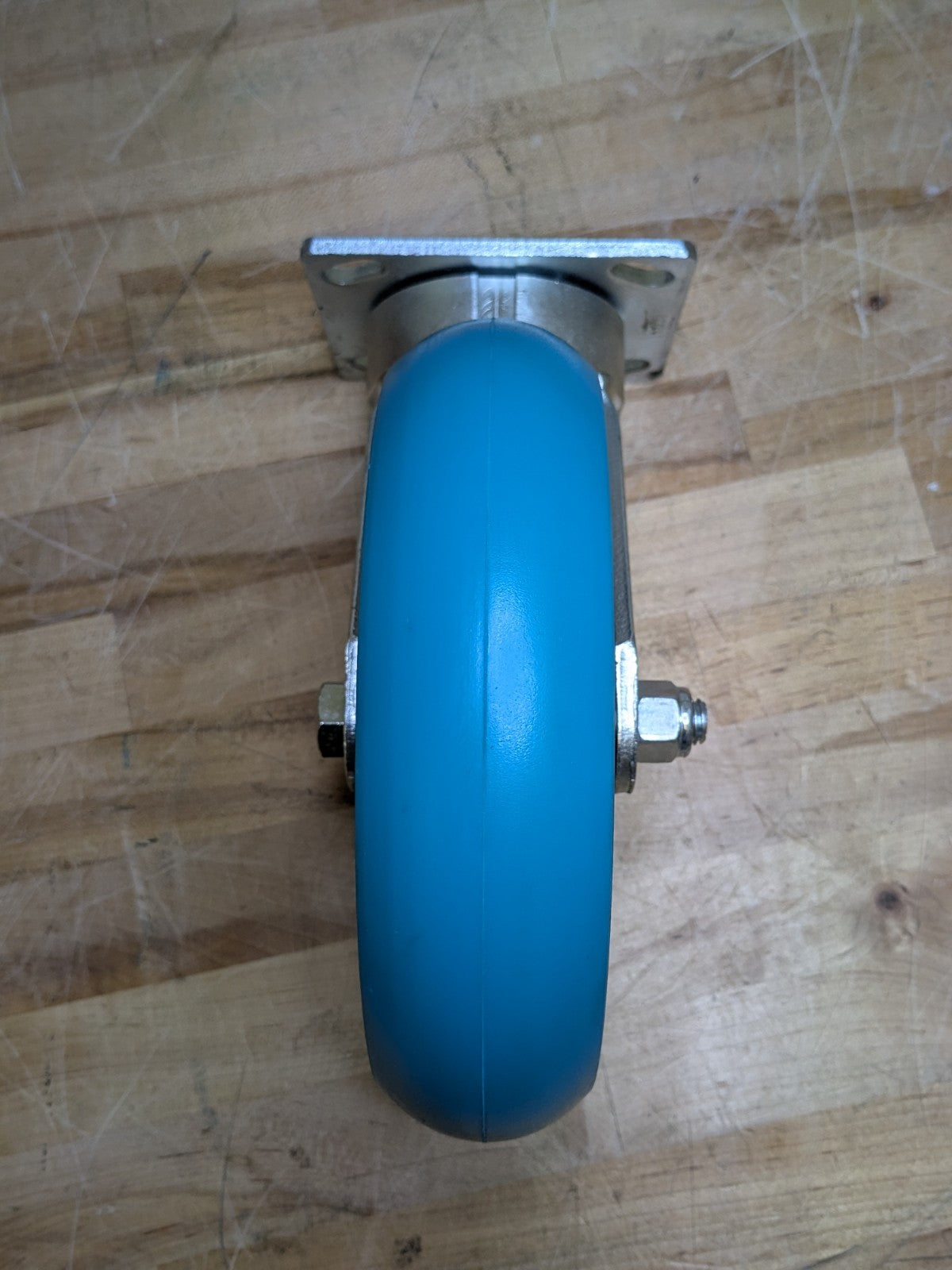 Set of 2 PH Ergonomic Heavy Duty Swivel Casters 8" Diameter 2" Width