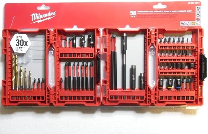 Milwaukee 56 Pc Shockwave Impact Duty Drill and Drive Set 48-32-4017