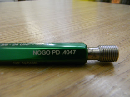GF Gage 3/8-24 Thread STI Class 3B Plug Thread Insert Go/No Go Gage H0375243BS
