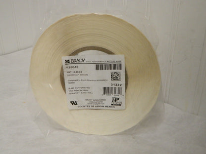 Brady 3" Thermal Label 3X1 WHITE 3000/RL Gloss Labels 31332