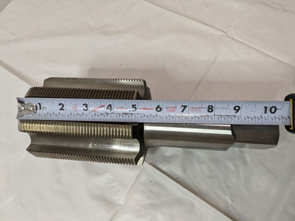 Straight Flute Tap HSS 4-8UNS H8 X 5" Thread Length X 10-1/2" OAL 8FL JY4888715