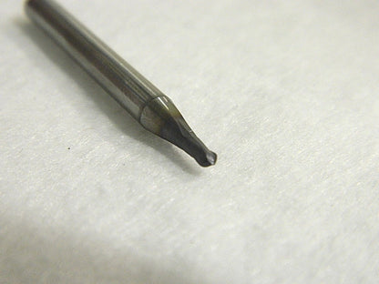 Seco Carbide Ball End Mill 2mm Diam x 2mm LOC 2FL 111K020-MEGA-64 10331