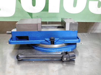 Pro-Grade 6" Opening 6" Manual Horizontal Swivel Precision Machine Vise 428-7261
