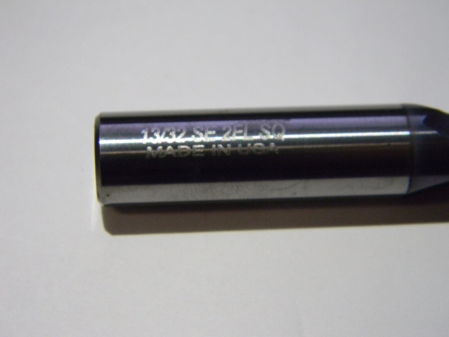 HTC 13/32"  x  2-1/2" ALTIN Coated 2FL Carbide End Mill 130-2406
