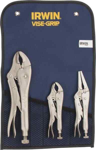 IRWIN Plier Set: 3 Piece Locking Pliers 73