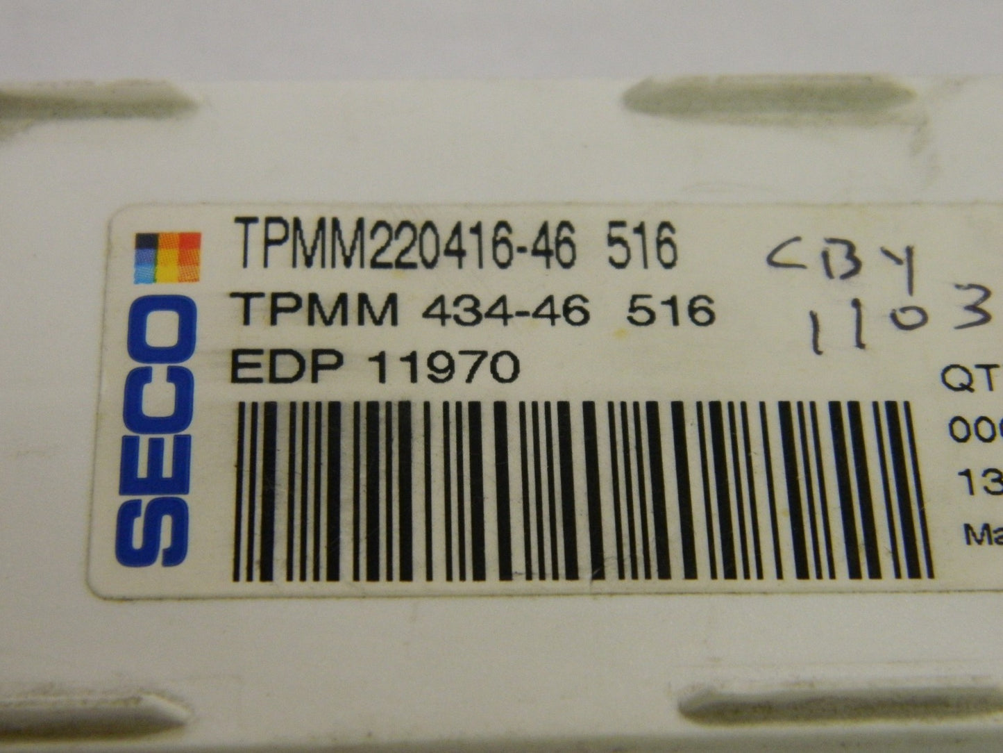 Seco Carbide Turning Inserts TPMM434-46 Grade 516 Qty. 10 11970