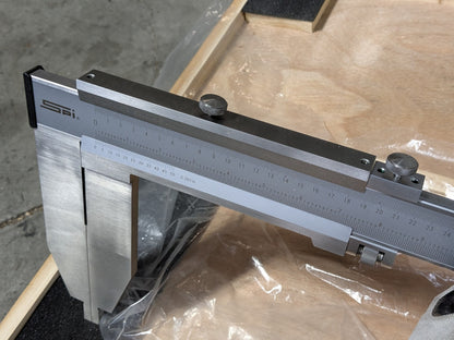 SPI Stainless Steel Vernier Caliper 0 - 60"/1500mm Range 20-697-9 Scratch N Dent