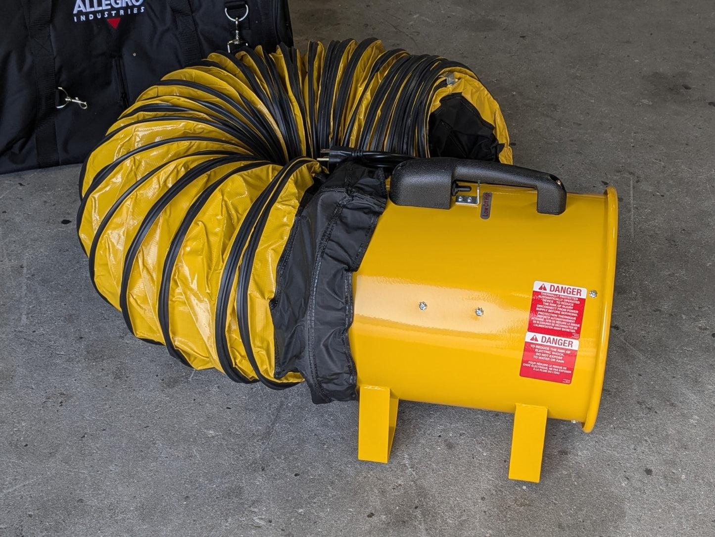 Allegro Air Bag 12" Blower System w/ Ducting 2-Speed 1800 CFM Max. 120v 9535-12