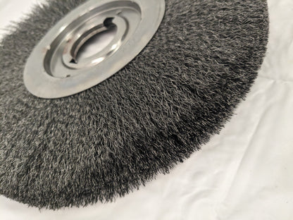WEILER Wheel Brush: 12" Wheel Dia, Crimped 06180