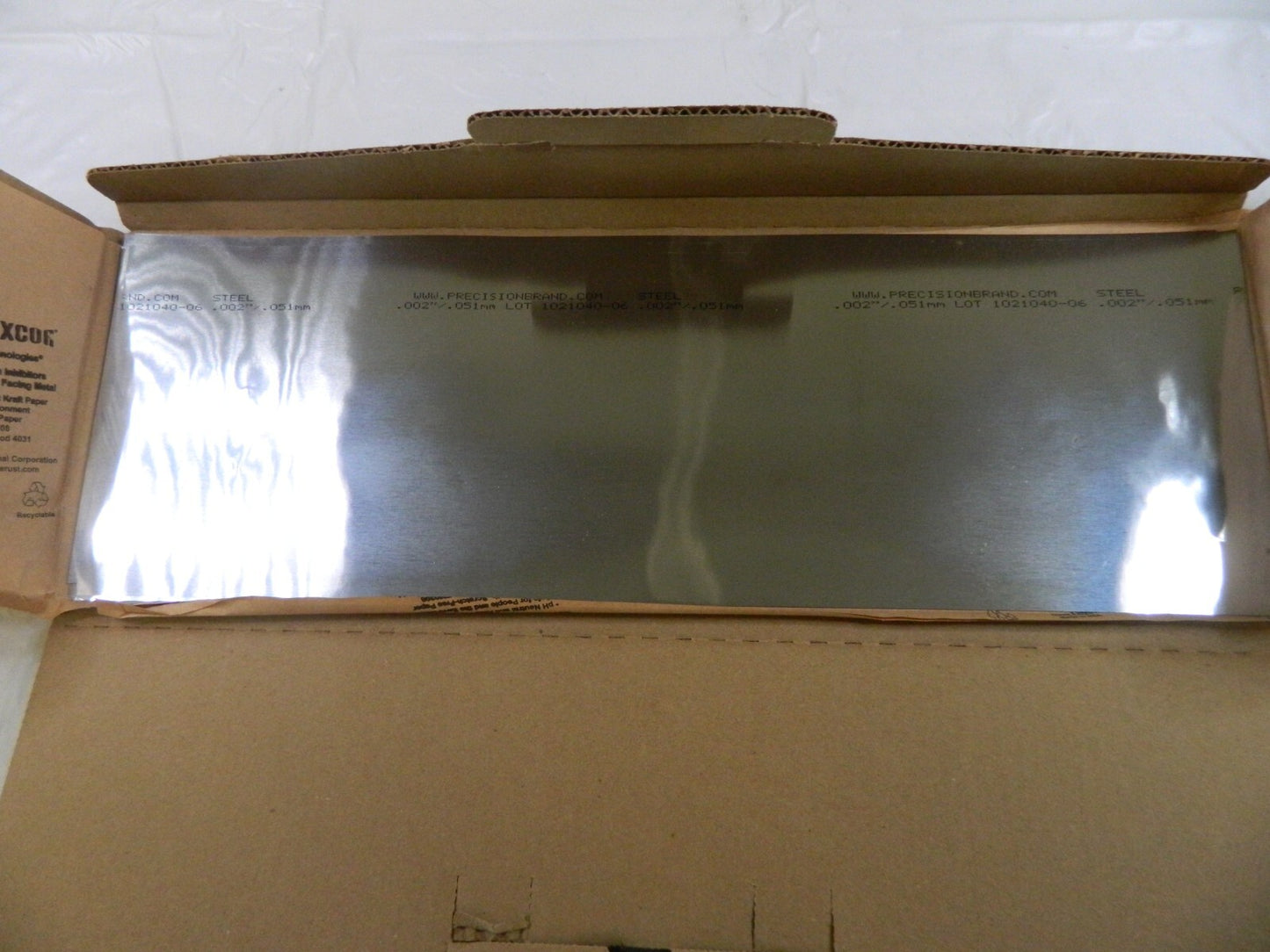 Shim Stock: 0.002'' Thick, 18'' Long, 10pk , 1008/1010 Low C