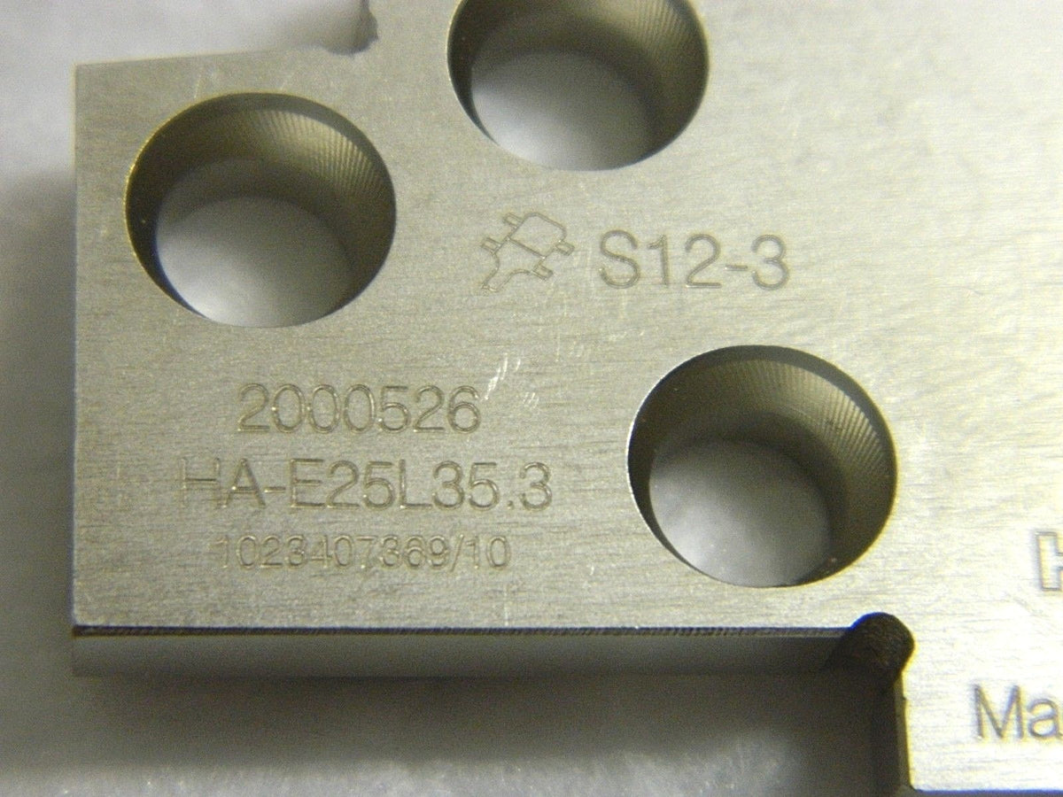 Hertel Indexable Cutoff & Grooving Support Blade LH Size 25 HA-E25L35.3 2000526