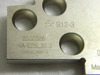 Hertel Indexable Cutoff & Grooving Support Blade LH Size 25 HA-E25L35.3 2000526