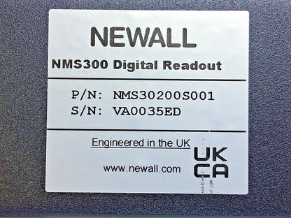 Newall 2 Axis Digital Readout Display Only NMS300 NEWLNMS30213S002