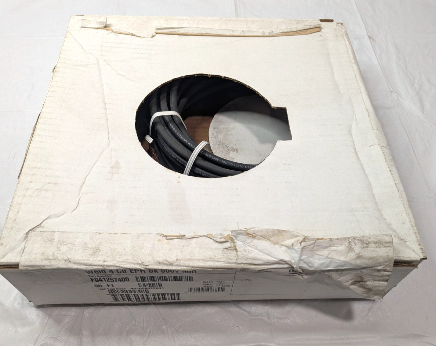 Best Welds Welding Cable 4 AWG Black 600V 50Ft F041257400