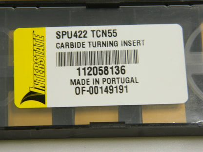 Interstate SPU422 TCN55 Carbide Turning Insert Qty 10 112058136