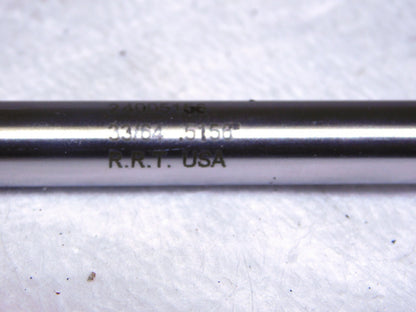 RRT Carbide Tipped Chucking Reamer .5156 Dia 6Fl 2 Fl Lgt 8 OAL 24005156