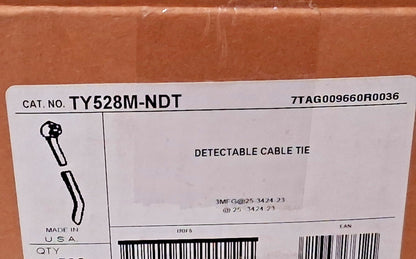 Thomas &amp; Betts Steel Barb Cable Ties 14.2" Long QTY100 TY528M-NDT