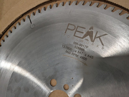Cold saw blade 6pinhole 84 teeth 13.780d x A45