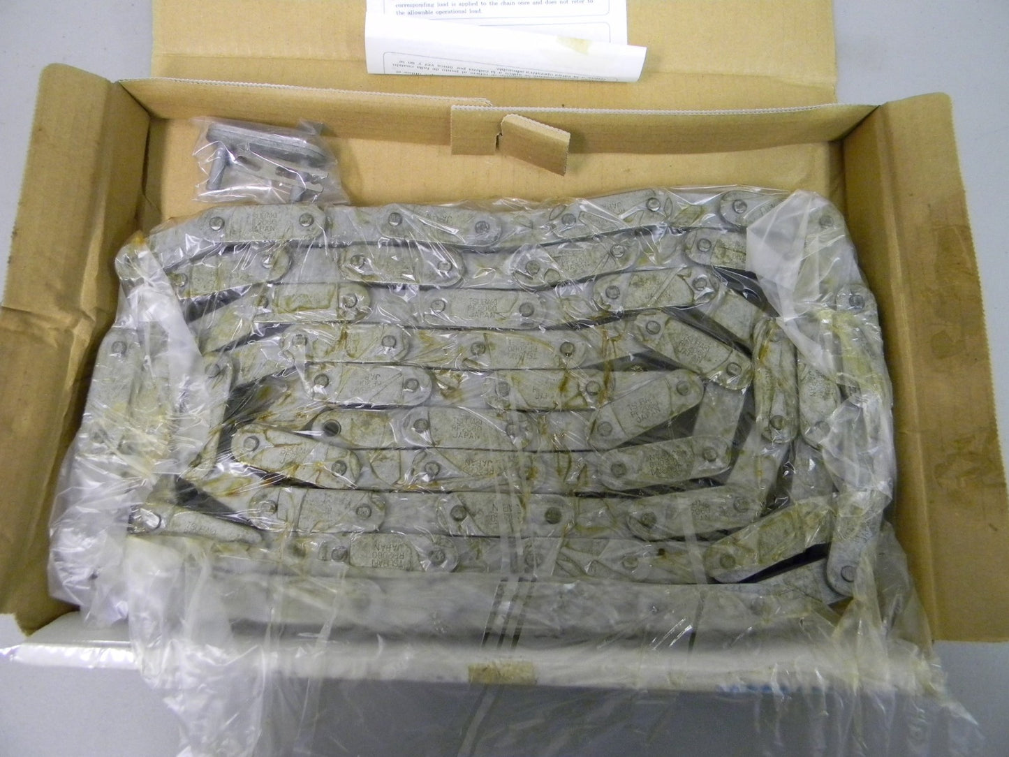 Tsubaki C2060H Roller Chain 1.5" Pitch 10 feet Single Strand Riveted C2060H