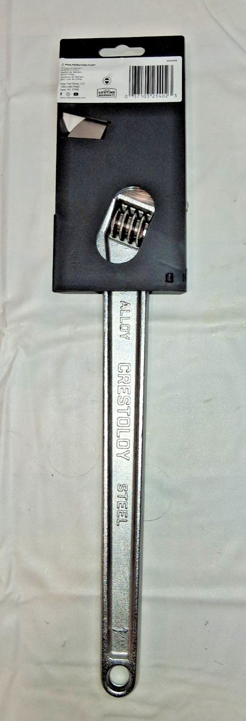 Crescent Adjustable Wrench 15 in OAL Steel AC2115VS