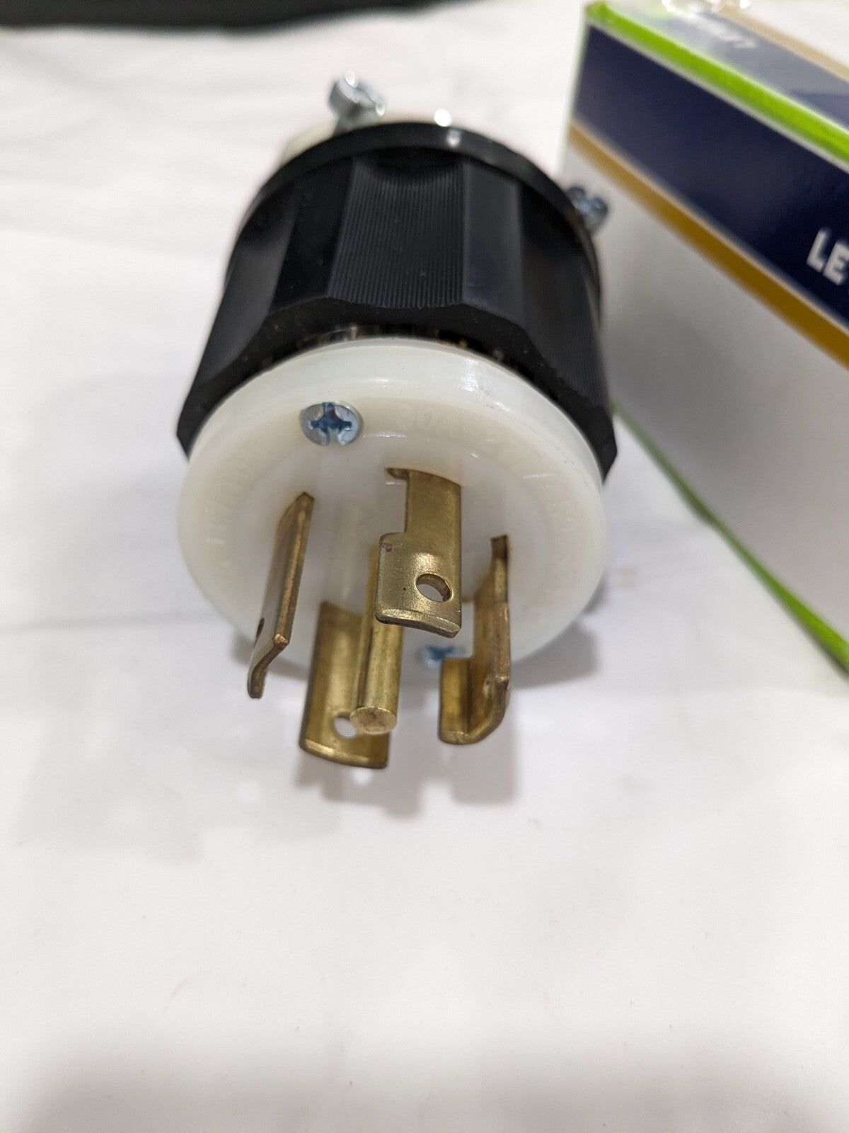 LEVITON Locking Inlet: Plug, Industrial, L22-30P, 277 & 480V 2821