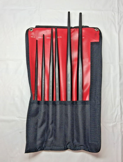 Mayhew 6 PC Drift Punch Set 0.125 to 0.3125" 61811
