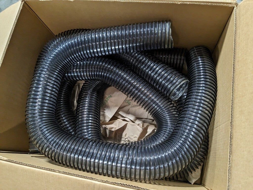 FLEXAUST Vacuum Duct Hose:  4ft, 6ft & 13ft (3 sections of 4 ID)