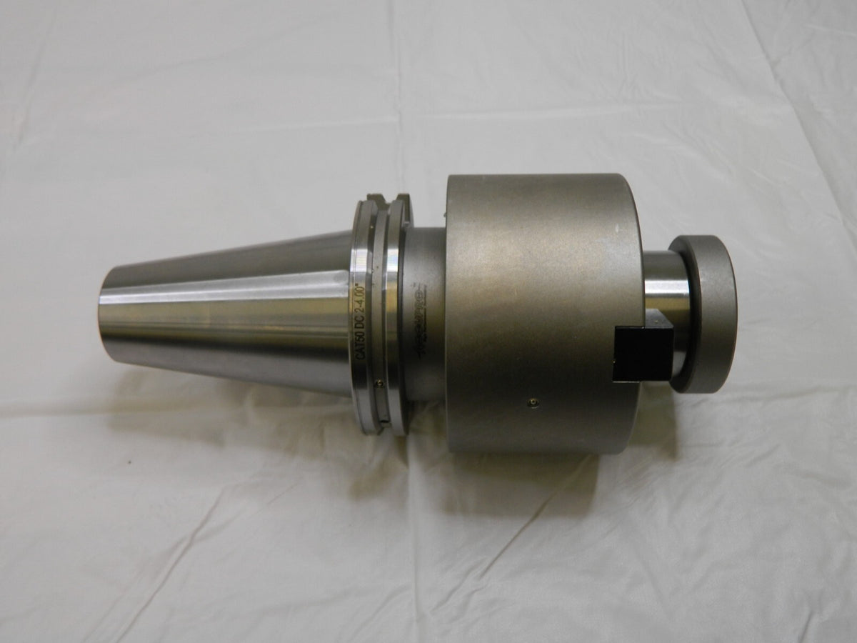 ACCUPRO Shell Mill Holder: CAT50, Dual Contact Taper Shank, 2" Pilot 771242