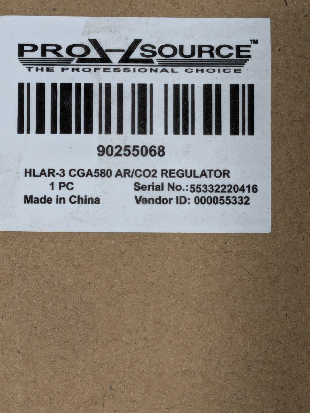 Pro-Source Welding Gas Regulators: Gas Type: CO2, Argon 90255068