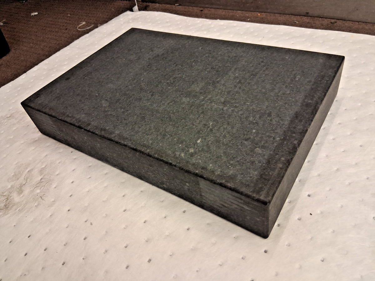 Pro Granite Inspection Surface Plate 12" Wide 18" Long 3" Thick 640-0120