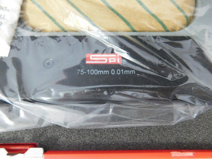 SPI 75 to 100mm Range  Mechanical Screw Thread Micrometer 76832161