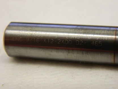 VARGUS Helical Flute Thread Mill  9/16-12, 4 Fl 80470