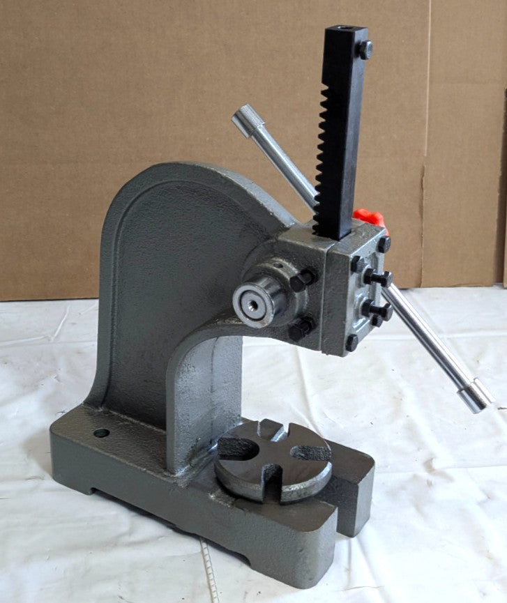 1/2 Ton Arbor Press - No. 0 - 3/4" Ram - 3-1/4" Throat - 7-1/2" Stroke 805-10050