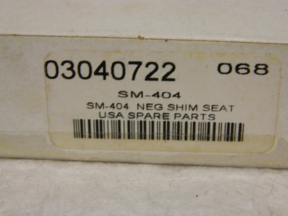 RMC Tooling 1/2" Negative Round Carbide Shim Seats QTY 10 SM-404