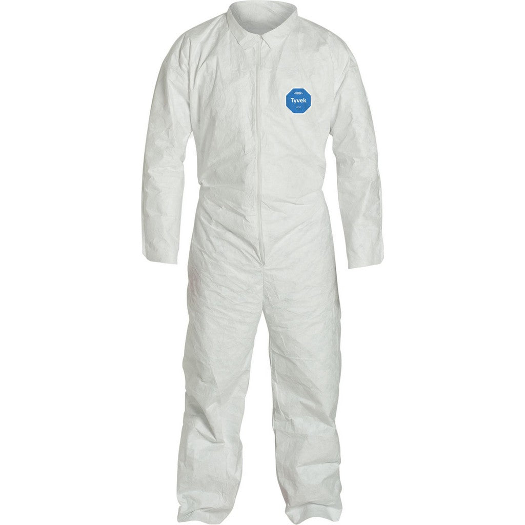 (25) Dupont Disposable Coveralls: Particle Protection, Size 2XL TY120SWH2X002500