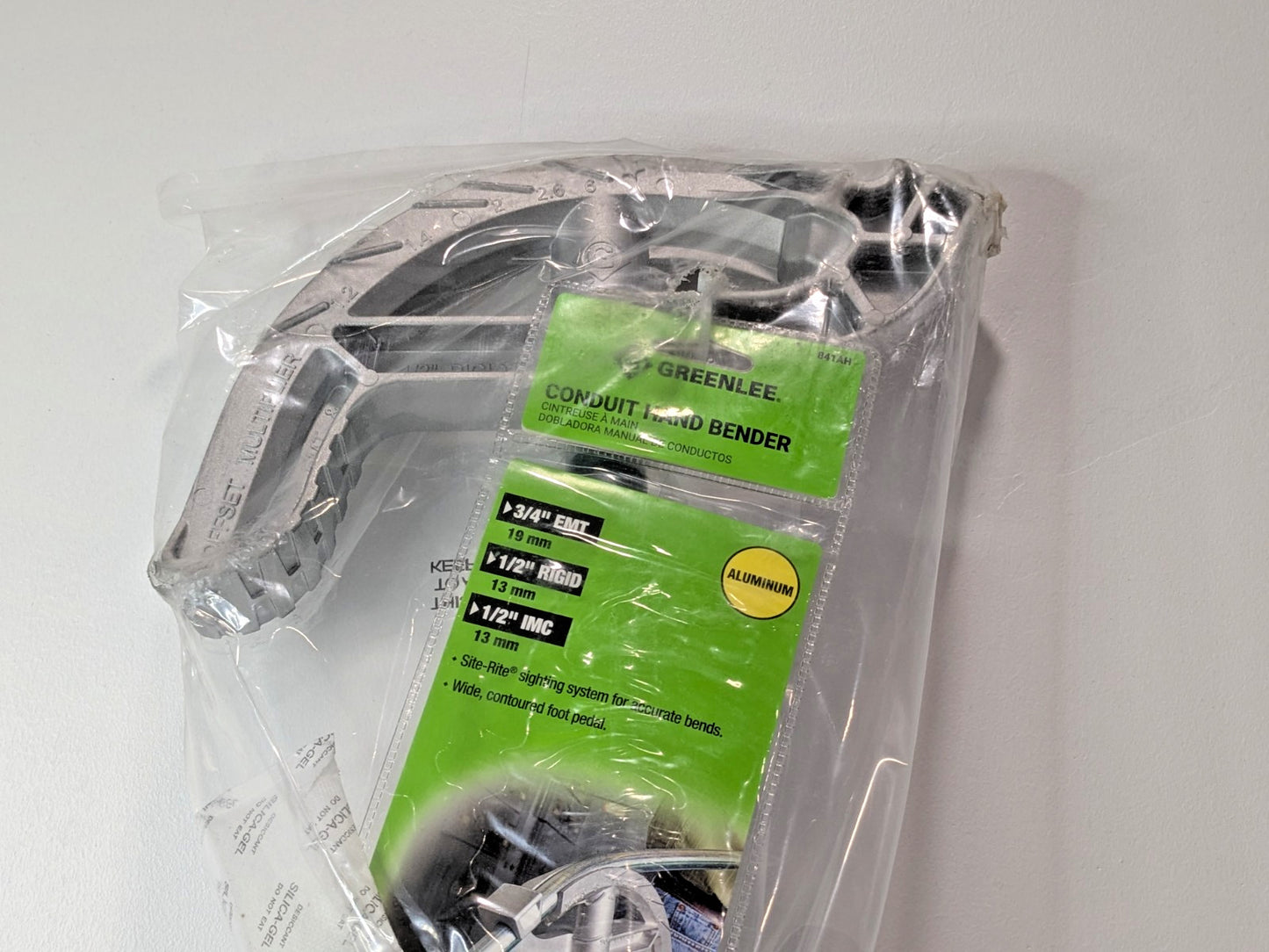 Greenlee Hand Conduit Bender 1/2" Rigid Capacity Bends EMT 841AH
