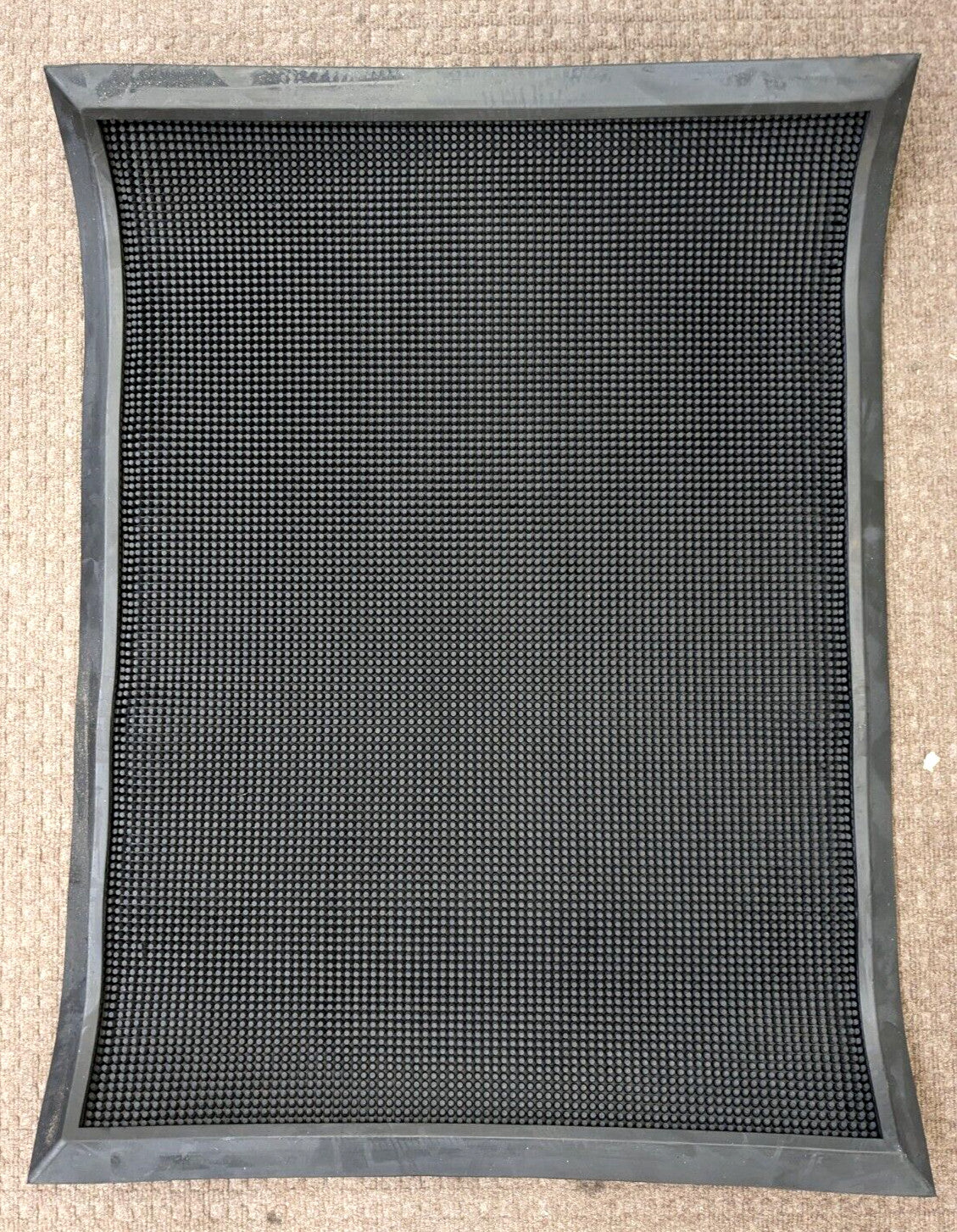 PRO-SAFE Indoor/Outdoor Black Entrance Mat Rubber Surface 2.66' L 390850900