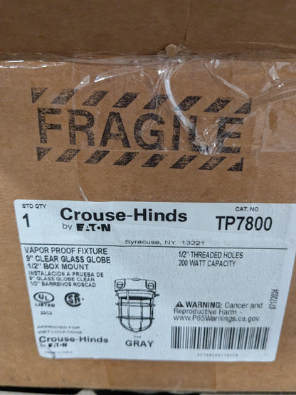 Crouse-Hinds 120 Volt 100 Watt Incandescent Hazardous Location Light TP7800