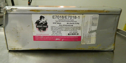 Welding Material Arc Welding Electrodes 50lbs 5/32" Dia Steel Alloy E7018-5