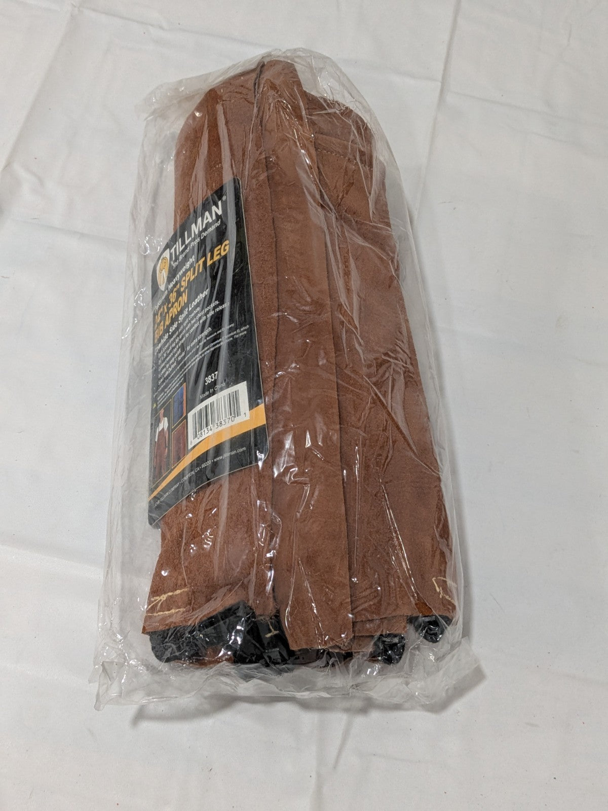 Tillman 24" X 36" Premium Side Split Cowhide Split-Leg Bib Apron 3837