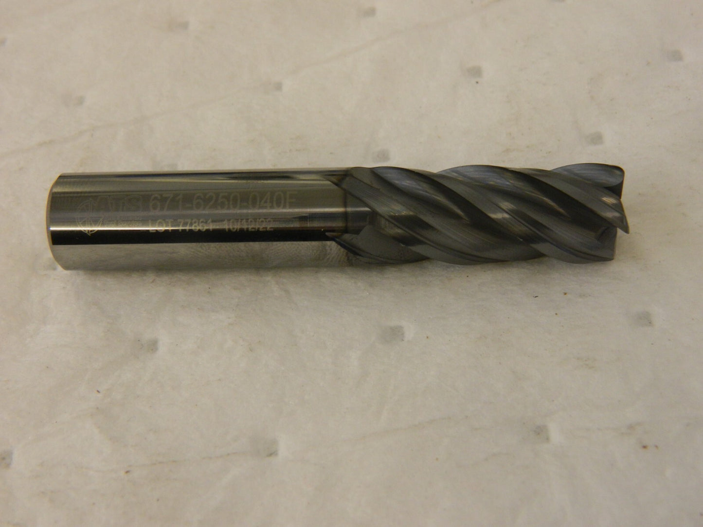 AMERICAN TOOL SERVICE Corner Radius End Mill: 5/8" Dia 4 Fl 671-6250-040