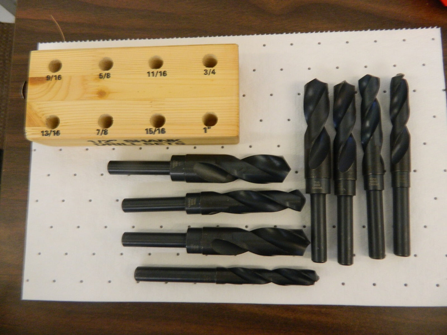 Drill Bit Set Reduced Shank Drill Bits 8 Pc 118 ° HSS 1 Drill Bit Size 79981866