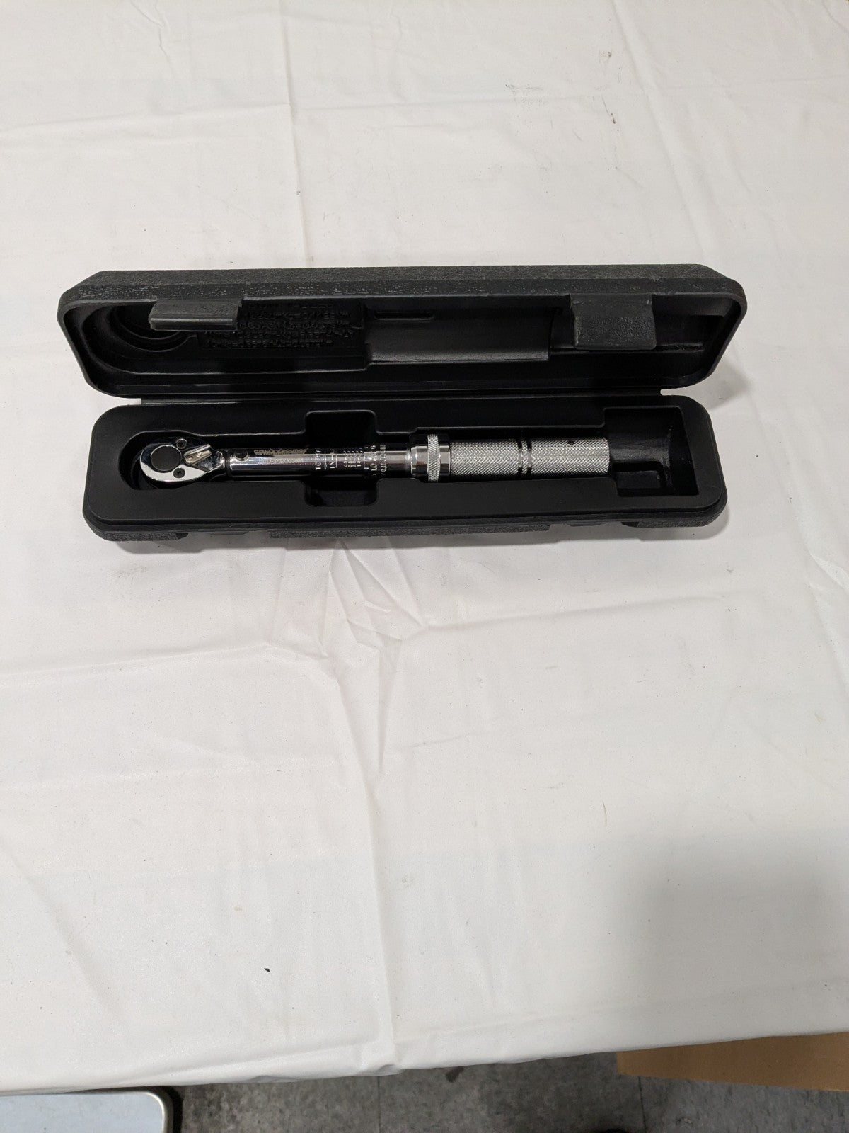 Pro-Source Micrometer Type Ratchet Head Torque Wrench: 1/4" Drive PRO-SARO050IN