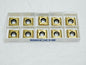 Seco Carbide Milling Inserts SNHQ1204524ER2-M07 Grade F40M Qty 10 14525