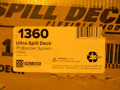 UltraTech Low Profile Spill Deck 1-Drum Flexible Bladder System 1360