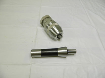 Drill Chuck: 1/2 Capacity, Tapered Mount, JT33 USED