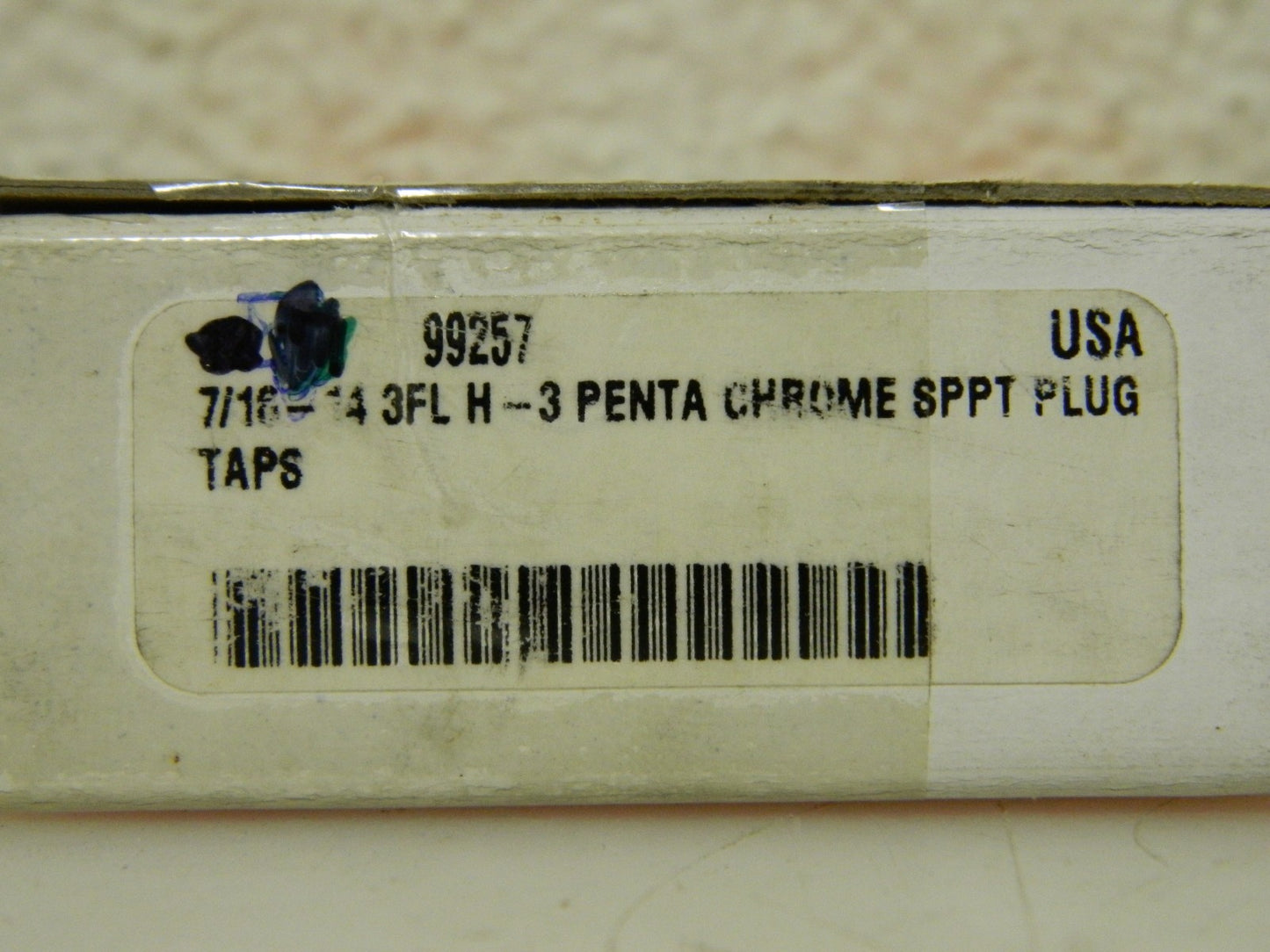 Reiff &amp; Nestor Chrome Spiral Point Plug Taps 3 Pack 7/16"-14 NC 3F H3 9