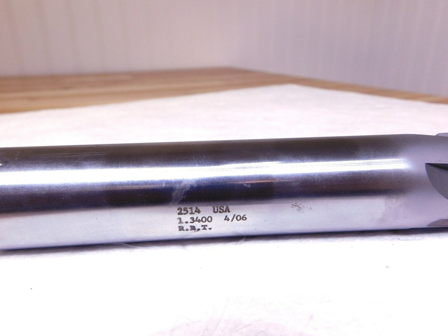 Rock River Tool Carbide Tipped Counterbore 1.340 Dia 4Fl 1.25 Shk 8.12L 2514