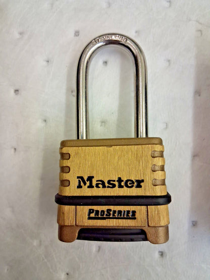 Master Lock Combination Locks 4pk 2" High 2-1/4" Width 1175LHSS